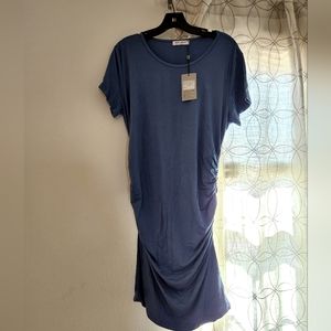 Maternity Tshirt Dress blue XL BNWT